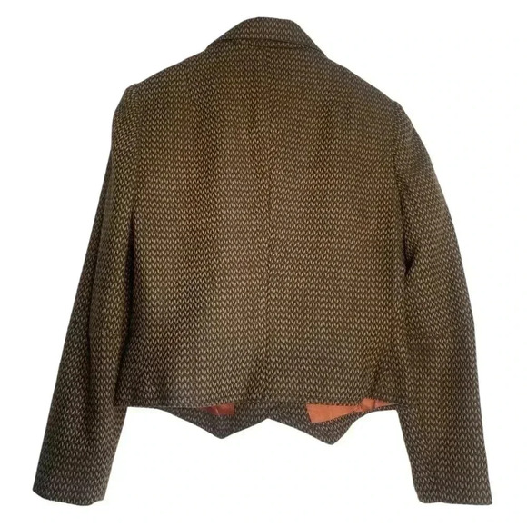 Robbie Sport vintage 80’s made in the USA western crop wool blend blazer SZ-9/10 - Picture 3 of 9